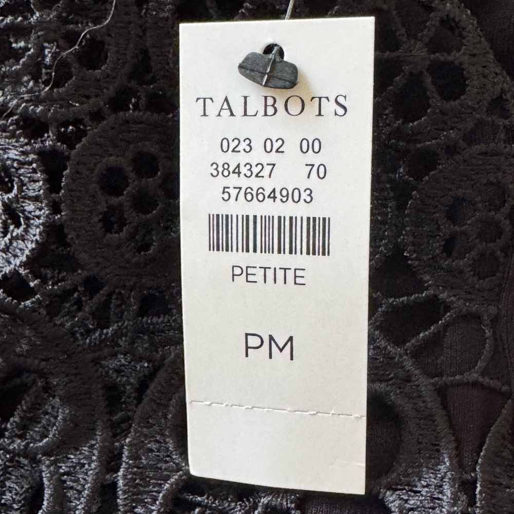 Talbots Lace Shell - Picture 4 of 6